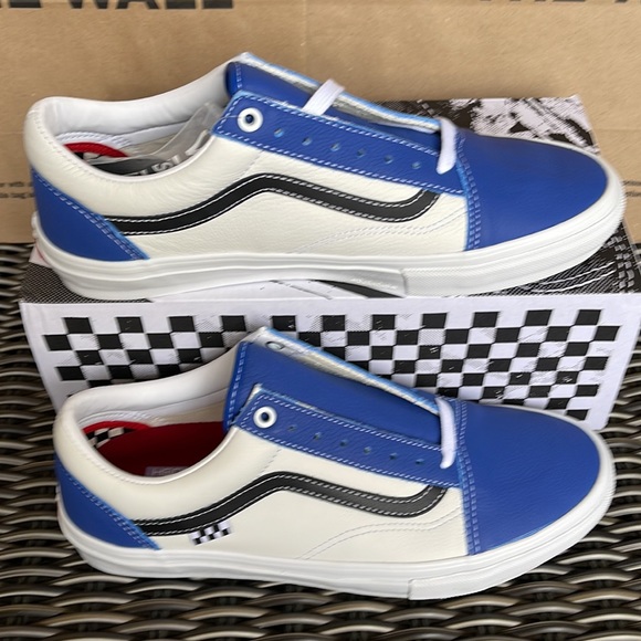 Vans Skate Old Skool Sport Leather True Blue/White WMNS sneakers - Picture 3 of 16